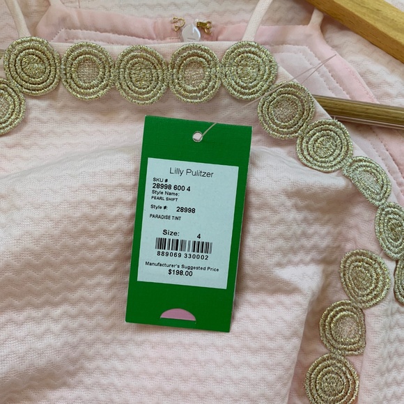 Lilly Pulitzer Pearl Shift in Soft Paradise Tint - Picture 5 of 5